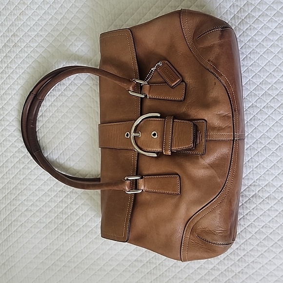 Coach vinathe Y2K Hampton shoulder bag camel - Picture 2 of 11